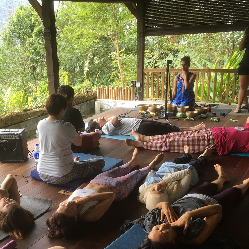 Corporate Retreat_Sound Healing with Oils